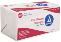 Dynarex 3254 Non-Woven Sponge 4 Ply, 200 Count - Pack of 10: Health & Personal Care