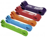 SUNPOW Pull Up Assistance Bands - Set of 5 Resistance Heavy Duty Workout Exercise Crossfit Stretch Fitness Bands Assist Set for Body, Instruction Guide and Carry Bag Included : Sports & Outdoors