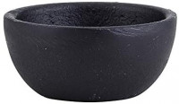 Creative Brands 47th & Main Rustic Round Bowl, Tiny, Cast Iron Black: Kitchen & Dining
