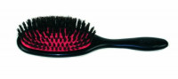 Denman Ultimate Natural Bristle Hairbrush Medium with Cleaning Brush : Beauty