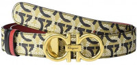 Salvatore Ferragamo All Gancini 2.5 Adjustable Belt All Gancini Print 100 (40" Waist) at Women’s Clothing store