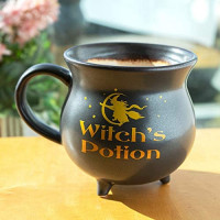 Pacific Giftware Witch's Potion Cauldron Ceramic Porcelain Mug Bowl: Home & Kitchen