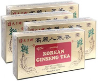 Prince of Peace Korean Ginseng Tea(Instant) 0.07 Oz X 10 Bags X 10 Boxes (4): Health & Personal Care