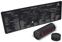 GLORYFIRE Gun Cleaning Mat Gun Mat Double Thickness Cleaning Mat Sized 12"x36" inches for Handgun Shotgun Rifle Cleaning : Sports & Outdoors