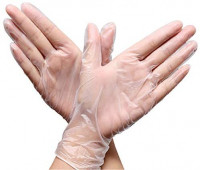 Disposable Gloves, Nitrile Household Cleaning Gloves, Food Grade PVC Gloves, Large Medium, 50 per Pack, Latex Free, Powder Free (L): Health & Personal Care
