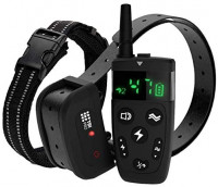 TBI Pro Dog Training Collar with Remote - Shock Collar for Dogs Range 2000 feet, Vibration Control, Rechargeable Bark E-Collar - IPX7 Waterproof for Small, Medium, Large Dogs, All Breeds (Black) : TBI Pro : Pet Supplies