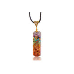 Orgone Chakra Healing Pendant with Adjustable Cord – 7 Chakra Stones Necklace for EMF Protection and Spiritual Healing: Handmade