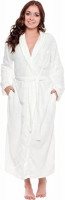 Silver Lilly Women's Full Length Luxury Long Bathrobe - Soft Plush Comfy Long Robe (Sizes Small - Plus Size XXL) at Women’s Clothing store