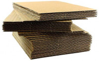 100 EcoSwift 8.5x11 Corrugated Cardboard Filler Inserts Sheet Pads 1/16" Thick 8.5 x 11: Office Products