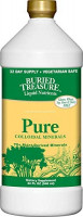 Buried Treasure Pure Colloidal Minerals 70 Plus Plant Derived Minerals from Eden Era Natural Plant Based Nutritional Supplement Liquid Bio-Available for Fast Absorption and Assimilation. 32 oz: Health & Personal Care