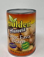 Golden Harvest Large Fava Beans, High in Fiber, No Cholesterol, 20.5 oz, (582g) (Pack of 6) : Grocery & Gourmet Food