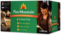 Pine Mountain, 3-hour Firelogs, 6-pack Fire Logs Ideal for Campfires or Home Use : Garden & Outdoor