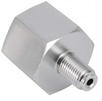 LUCKEG soda bottle adapter mini regulator adapter co2 adapter 3/8in brewing accessory Home brewing accessory Mini keg gas regulator Beer Keg Mini Regulator Adapter Home brew Co2 Adapter: Kitchen & Dining
