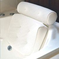 Idle Hippo Bath Pillow Bathtub Pillow with 6 Upgraded Non-Slip Suction Cups, Extra Thick Spa Bathtub Cushion for Head, Neck, Back and Shoulder Support, Fits Jacuzzi & Hot Tubs: Home Improvement