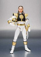 Tamashii Nations S.H. Figuarts Mighty Morphin Power Rangers White Ranger Figure: Toys & Games