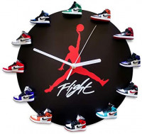 jordan 3d mini sneaker clock
