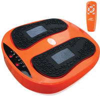 Mediashop VibroLegs Vibration Plate Combination of Vibration and Massage 3 Programmes The Original from the TV Includes Remote Control Training Plan