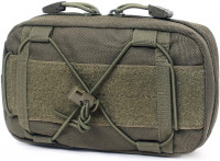 Tactical Molle Horizontal Admin Pouch Compact 1000D Utility EDC Tool Storage Bag 