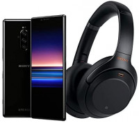 Sony Xperia 1 Unlocked Smartphone and WH1000XM3 Wireless Noise Cancelling Heaphones
