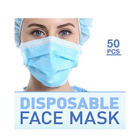 EBEIZZI Disposable Respirator-Three Layers-(50 Pack): : Industrial & Scientific