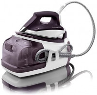 Rowenta DG8520 Perfect Steam 1800-Watt Eco Energy Steam Iron Station Stainless Steel Soleplate, 400-Hole, Purple: Home & Kitchen