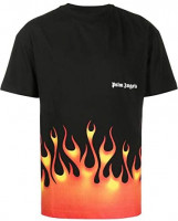PALM ANGELS Luxury Fashion Mens PMAA001R204130171088 Black T-Shirt | Spring Summer 20