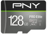 PNY U3 PRO Elite microSDXC Card - 128GB - (P-SDUX128U395PRO-GE): Computers & Accessories