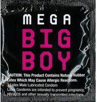 Okamoto Mega Big Boy Latex Condom XXL Oversized & Lubricated Condom Bulk 100 Pack - Thinnest Largest Condom Available in the USA: Health & Personal Care