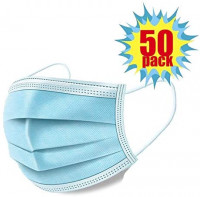 3-Ply Disposable Comfortable Earloop Marsk 50 Pcs Anti Dust Mark: Home Improvement