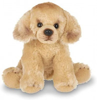 Bearington Lil' Goldie Small Plush Golden Retriever Stuffed Animal Puppy Dog, 6.5 inches: Toys & Games