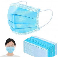 Face Masks 60PCS Dust Proof 3 Ply Mouth Cover for Daily Wearing, Blue: Clothing