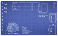 Blueprint Playmat by Inked Gaming / Perfect for MTG Gaming. MTG Playmat. Your Game. Your Style.: Toys & Games