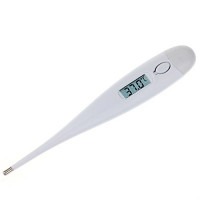 Snowfoller Digital Medical Thermometer for Babies Adult LCD Digital Thermometer Temperature Measurement for Home Use (White) : Beauty