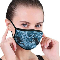 ROOSSI Adjustable Earloop Fashion Mask Washable Reusuable Face Cover Anti Dust Mouth Mask for Men and Women: Clothing