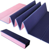 Wholesale Feetlu 1/4 Foldable Yoga Mat Eco Friendly Two Side Embossed  Anti-Slip For All Purpose Yoga Pilates Fitness Floor Exercise and Home  Workout 24 x 72 (Dark Blue/Pink) : Sports & Outdoors