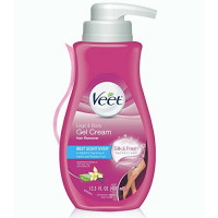 Veet Gel Hair Remover Cream, Sensitive Formula, 13.5 oz (Pack of 5) : Beauty