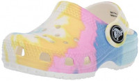 Crocs Kids' Classic Tie Dye Clog | Slip On Shoes for Boys and Girls, Pastel, 13 US Little Kid | Clogs & Mules