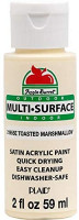 Apple Barrel Multi Surface Acrylic Paint, 2 oz, Toasted Marshmallow 2 Fl Oz