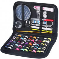 130 Mini Sewing Kit, Southsun DIY Premium Sewing Supplies for Kids, Beginner, Travel, Emergency with Scissors, Thimble, Thread, Needles, Tape Measure, Carrying Case and Accessories: Arts, Crafts & Sewing