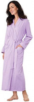 PajamaGram Ultra Soft Womens Bathrobe - Cotton Robes for Women, Purple, XL / 16 at Women’s Clothing store