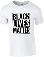 XtraFly Apparel Men's Black Lives Matter BLM America Crewneck Short Sleeve T-Shirt: Clothing