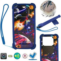 Case for Wiko U307as Case Silicone Border + PC Hard backplane Stand Cover XQXZ
