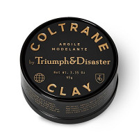 Triumph & Disaster Coltrane Clay 3.35oz – Designer Matte Medium Hold Conditioning Hair Styling Clay made with Natural White Clay Beeswax and Pracaxi Oil: Beauty