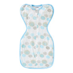 Love To Dream Swaddle UP, Blue, Medium, 13-18.5 lbs, Dramatically Better Sleep, Allow Baby to Sleep in Their Preferred arms up Position for self-Soothing, snug fit Calms Startle Reflex