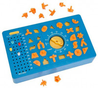 TimeShock Game-Retro Timed Fun Board Game, Game Unit with Timer and Pop-up Tray - Game Measures 9" x 5" x 2": Toys & Games