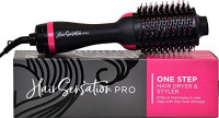 Hair Dryer Brush - Hot Air Brush with ION Generator, and Ceramic Coating for Fast Drying, Hair Dryer and Styler for Salon Diffuser Results, Perfect One Step Hair Dryer and Volumizer for All Hair Types : Beauty