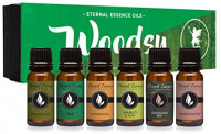 Woodsy Gift Set of 6 Premium Grade Fragrance Oils - Frankincense, Pine, Cedarwood, Bamboo & Teak, Woodland Bay, Sandalwood - 10Ml - Scented Oils: Health & Personal Care
