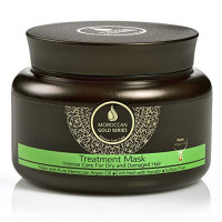 Moroccan Gold Series Treatment Mask – Deep Hydrating Argan Oil Hair Mask for Dry, Damaged, Color Treated and Curly Hair Enriched with Keratin – Sulfate Free Natural Hair Repair Treatment, 8.45oz: Beauty