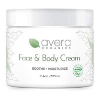 Natural Face and Body Cream Moisturizer – Organic Aloe Vera – Lotion for Dry Skin Eczema Psoriasis (4 ounces): Beauty