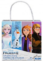 Disney Frozen 2 4-Pack of Jigsaw Puzzles for Families, Kids, and Preschoolers Ages 4 and Up: Toys & Games